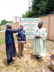 ICPC officials during the project tracking in Kano